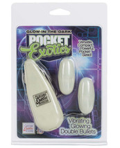 Pocket Exotics Glow In The Dark Double Bullets - $17.45