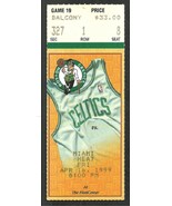 Miami Heat Boston Celtics 1999 Ticket Tim Hardaway Antoine Walker Potapenko - £3.91 GBP