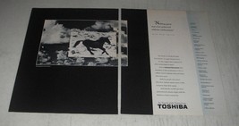 1991 Toshiba Ad - photograph by Pete Turner - Nothing great was ever Achieved - $18.49