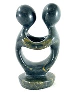 Hand-Carved Stone Abstract Embrace Sculpture 4” – Soapstone Style Modern... - $34.12 CAD