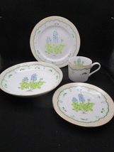 Compatible With Georges Briard Texas Bluebonnet Dinner Set 4 Pcs Cup Saucer Soup - $62.71+