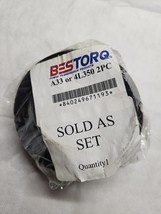 BESTORQ A33 or 4L350 Classic Wrapped Rubber X3 V-Belt, Black, 35&quot; Outsid... - $18.90
