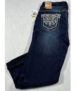 WallFlower Jeans Women&#39;s Size 3 Blue Denim Curvy Perfect Fit Vintage Col... - $17.75