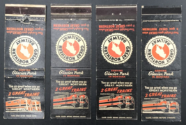 4 Great Northern Railway GN Rocky Empire Builder Western Star Matchbook Covers - $13.99