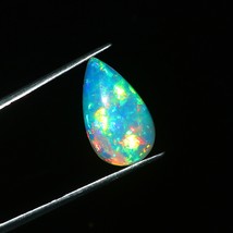 Natural Ethiopia White Fire Opal Pear Shape Loose Gemstone For Jewelry M... - $884.38 MXN