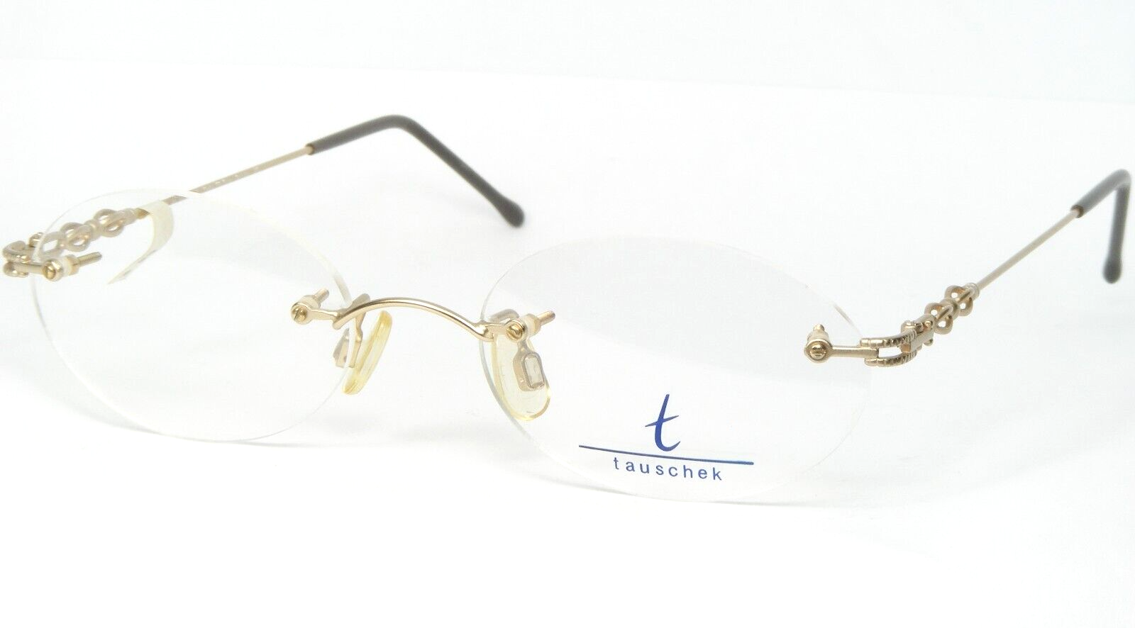 TAUSCHEK Sheba 4543 Pallido Oro Unico Raro Occhiali da Sole 50-18-140mm ... - $76.30