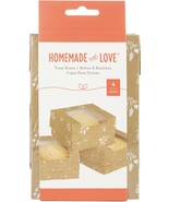 Homemade With Love Small Treat Boxes Kraft Floral 4 Pkg - €7,68 EUR