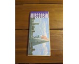 Vintage 1988 Wisconsin Map Brochure - £23.36 GBP