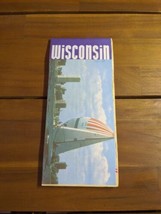 Vintage 1988 Wisconsin Map Brochure - £23.32 GBP