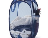 Mesh Pop Up Laundry Hamper With Durable Handles - Portable Collapsible C... - £10.22 GBP