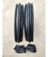 2 - 6.00-16 6P Deestone D401 Tri Rib F-2 TIRES and TUBES DS5125 600-16 600/16 - $118.00