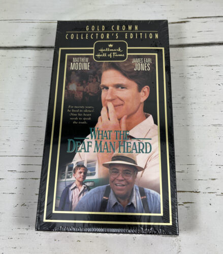 Primary image for What the Deaf Man Heard VHS, 1997 Hallmark Hall of Fame James Earl Jones New