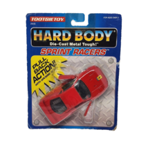 VINTAGE 1992 TOOTSIETOY HARD BODY SPRINT RACERS DIE-CAST METAL RED FERRA... - $28.50