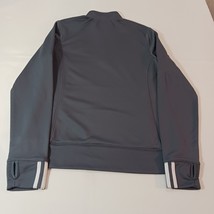 Adidas Climalite LATECH Mens Gray 1/4 Zip Pullover Shirt Long Sleeve Size Medium image 2