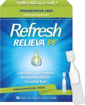 Refresh Relieva PF Lubricant Eye Drops, Preservative-Free, 0.01 Fl Oz Single-Use - £26.37 GBP