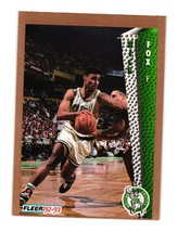 1992-93 Fleer #14 Rick Fox Boston Celtics - £1.56 GBP