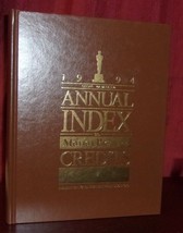 Annual Index To Motion Picture Credits 1994 First Edition Hardcover Leatherette - £31.62 GBP