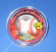 (1) $5. Tropicana Casino Chip - 2002 - Metro Dome - Baseball Stadium Series - £15.98 GBP