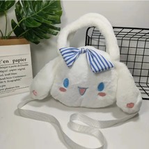  Cute Plush Cinnamoroll Doll Handbag Kawaii  Plushie Toys High-capacity Inclined - £95.92 GBP