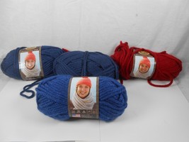 Lion Brand Yarns Chunky Homespun Yarn lot of 4 misc. colors - £11.15 GBP
