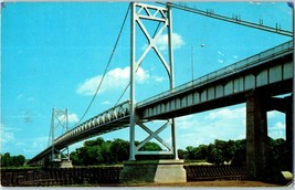 Bridges Postcard Gateway Bridge Crossing the Mississippi River Iowa Posted 1968 - £4.63 GBP