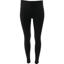 DG2 by Diane Gilman Slim Coated Knit Legging (BLACK, SMALL) 725008 - $15.81