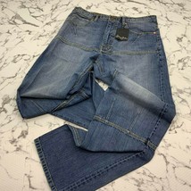 Men&#39;s Sean John Sandblast Mid Blue Denim Pants NWT - $98.00