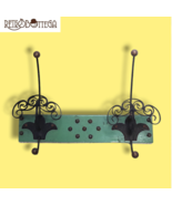 CINZANO BRUT Repainted One v Wooden &amp; Wrought Iron Dress Hangers-
show o... - $33.73