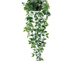 Artificial Hanging Plants Small Fake Potted Plants, Faux Plants For Indo... - $22.99
