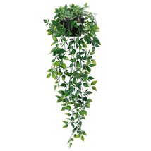 Artificial Hanging Plants Small Fake Potted Plants, Faux Plants For Indoor Outdo - £18.07 GBP