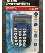 Texas Instruments TI-503 SV Pocket Calculator - £6.29 GBP