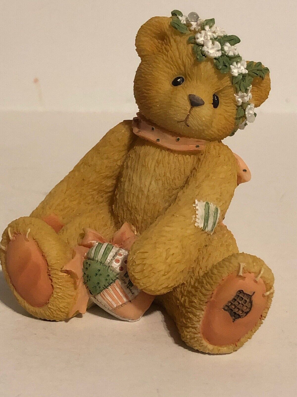 Enesco - Cherished Teddies figurine - Jasmine, Bouquet Of Blessings For ... - $3.19