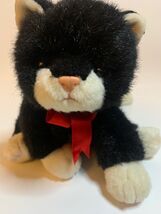 1997 TY Boots Tuxedo Black &amp; White Kitty Cat Plush 10&quot; Stuffed Toy w/ Re... - €12,01 EUR