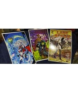 6 EXCLUSIVE COFFIN COMICS LADY DEATH 11X17 ORIGINAL ART WORK /OUTSTANDING - €77,53 EUR