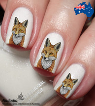 Psychedelic Fox Nail Art Decal Sticker - £3.60 GBP