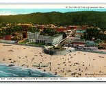 Airplane View Trails End Waterfront Seaside OR Oregon UNP WB Postcard N19 - $7.87
