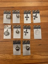 Mixed Lot of  10 Metal Pendants &amp; Lockets by Metal Gallery for Jewelry Making - £11.99 GBP