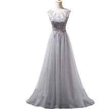 Kivary Tulle A Line Cap Sleeves Sheer Lace Appliques Corset Long Prom Evening Dr - $138.59