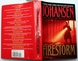 Iris Johansen FIRESTORM psych thriller arson murder HCDJ1st printing VERY GOOD - £6.53 GBP