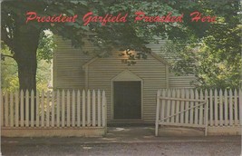 ZAYIX Postcard President Garfield Preached Here Mooresville, Alabama 083022PC12 - $3.50