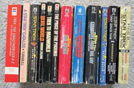 12 Book Assorted Lot Star Trek Paperback Books Reading Copies Only - £14.30 GBP