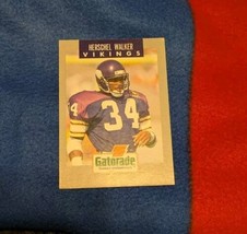 Herschel Walker Minnesota Vikings 1990 Police Gatorade NFL Football Card - $18.70 MXN