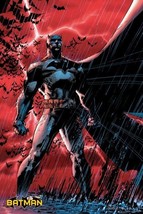 Batman Bat Red Poster Lightning Comics Style Book 24&quot;&quot; by 36-
show original t... - £21.19 GBP