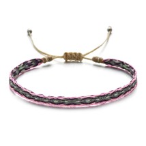 ZMZY Bohemian Tibetan Woven Rope Bracelets for Women Men Stacking Adjustable Luc - £8.63 GBP