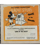Walt Disney Song of the South Radio Spots Commercial Radio Announcements... - $1,314.89 MXN
