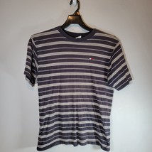 Tommy Hilfiger Shirt Mens XL Gray White Striped - £10.22 GBP