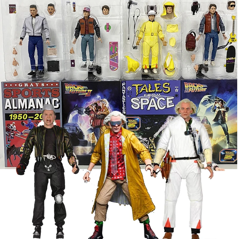 NECA Back To The Future Part II Ultimate Griff Tannen DOC Brown Marty McFly - £35.54 GBP+