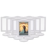 Double Sided Pedestal Picture Frames For 4X6 Inch Photos (White, 10 Pack) - £38.45 GBP