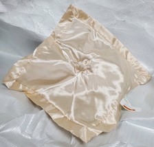 Cloud Island Lion Plush Baby Security Blanket Lovey Satin Soft Tan Brown image 3