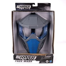 Hasbro Nerf Hyper Face Mask Blue Adjustable Head Strap Breathable Design Read - $12.57